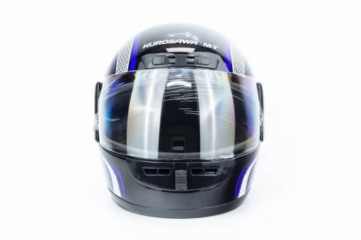 Шлем интеграл HF-101 S, чёрно-синий Q233-BL, ШОЛОМИ, YQ-330873