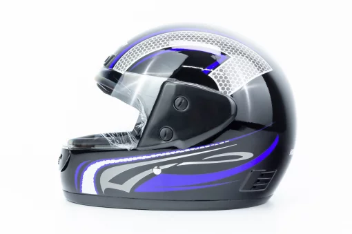 Шлем интеграл HF-101 S, чёрно-синий Q233-BL, ШОЛОМИ, YQ-330873