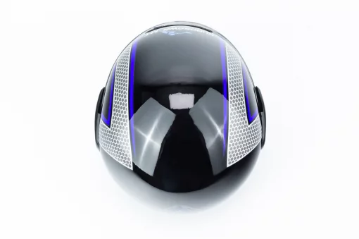 Шлем интеграл HF-101 S, чёрно-синий Q233-BL, ШОЛОМИ, YQ-330873