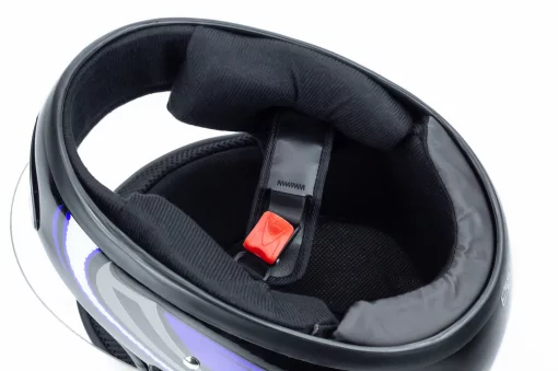 Шлем интеграл HF-101 S, чёрно-синий Q233-BL, ШОЛОМИ, YQ-330873