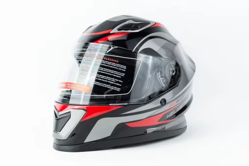 Шлем интеграл M62 L (59-60см), чёрно-красный, ШОЛОМИ, YQ-360637