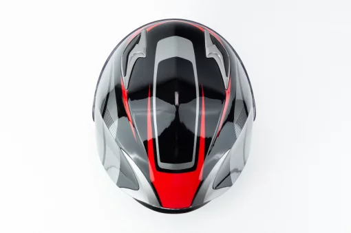 Шлем интеграл M62 L (59-60см), чёрно-красный, ШОЛОМИ, YQ-360637