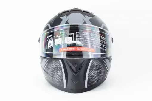 Шолом інтеграл з окулярами М61 S (55-56см), чорно-сірий мат, ШОЛОМИ, YQ-360646