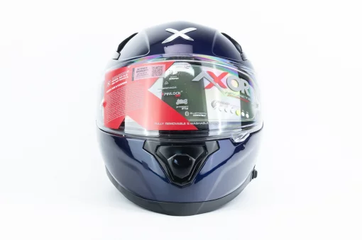 Шлем интеграл с пинлоком (стандарт DOT/ECE), выдвижные очки APEX L (59-60см), синий, ШОЛОМИ, YQ-360615