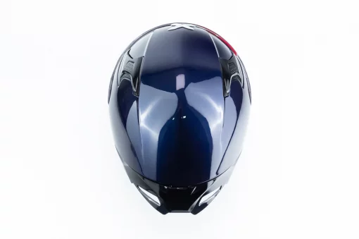 Шлем интеграл с пинлоком (стандарт DOT/ECE), выдвижные очки APEX L (59-60см), синий, ШОЛОМИ, YQ-360615