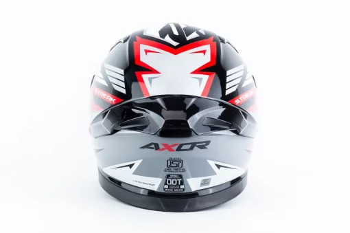 Шлем интеграл с пинлоком (стандарт DOT/ECE), выдвижные очки APEX STREAK L (59-60см), чёрно-красный, ШОЛОМИ, YQ-360622