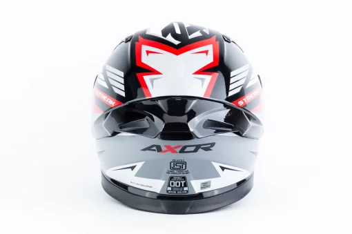 Шлем интеграл с пинлоком (стандарт DOT/ECE), выдвижные очки APEX STREAK М (57-58см), чёрно-красный, ШОЛОМИ, YQ-360620