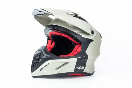 Шлем кроссовый (стандарт DOT/ECE) X-CROSS S (55-56см), никель мат, ШОЛОМИ, YQ-360656