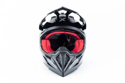 Шлем кроссовый (стандарт DOT/ECE) X-CROSS S (55-56см), чёрно-красный, ШОЛОМИ, YQ-360651