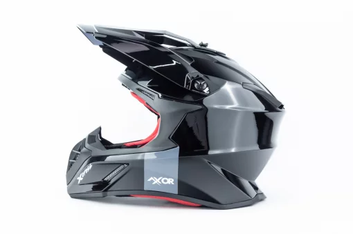 Шлем кроссовый (стандарт DOT/ECE) X-CROSS S (55-56см), чёрно-красный, ШОЛОМИ, YQ-360651