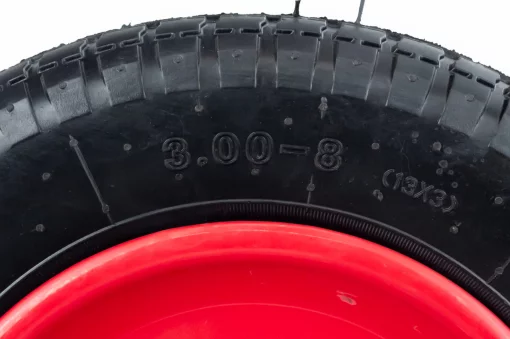 Колесо на тачку 3,00-8, под ось 12мм, ШИНИ, YQ-303233