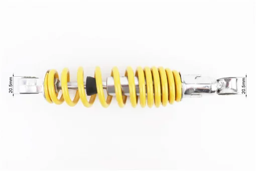 Амортизатор задний GY6/Honda-240мм*D-50мм (втулка 10мм / втулка 10мм) регулир., жёлтый, ЗЧ-СКУТЕР, YQ-328574