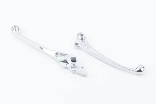 Важелі керма к-кт (правий диск гальмо) Honda AF20, хром, YQ-352800