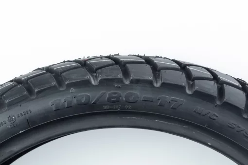 Шина 110/80-17 бескамерная, шипованная STREET ENDURO SB-117, ШИНИ, YQ-353124