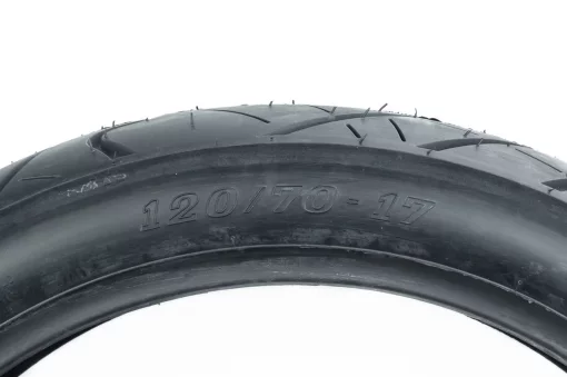 Шина 120/70-17 бескамерная, шоссейный рисунок TOP GEAR, ШИНИ, YQ-353753