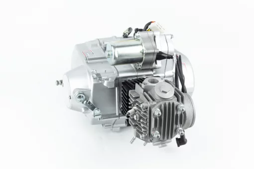 Двигатель мопедный в сборе 70куб (Delta)-"механика" (без надп. KANUNI)+карбюратор, коммутатор, катушка, реле поворотников,