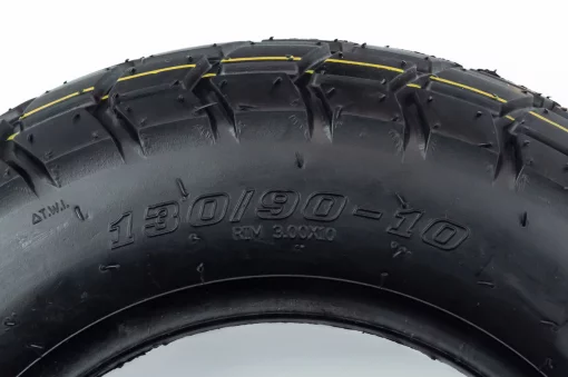 Шина 130/90-10 бескамерная, дорожная, ШИНИ, YQ-303590