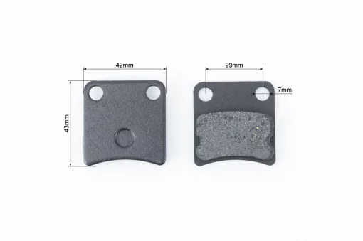 Гальмівні колодки (дискові) Honda DI050/Tact 50; DAELIM GZ50; SYM- Orbit 50; KYMCO- MXU 400 к-кт 2шт, ЗЧ-МОТО, YQ-308570