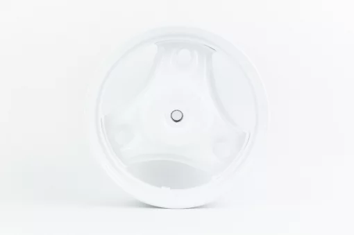 Диск колёсный задний Honda DIO (стальной) (внутренние упорные бурты), белый, YQ-363587