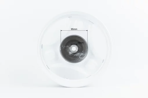 Диск колёсный задний Honda DIO (стальной) (внутренние упорные бурты), белый, YQ-363587