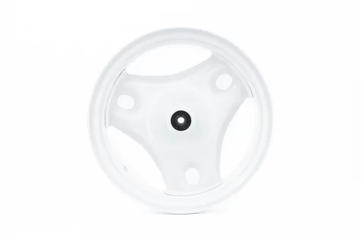 Диск колісний передній Honda DIO бараб. гальмо (сталевий), білий, YQ-363582