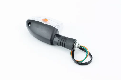 Поворотник "ЛОДОЧКА", чёрный, прозрачное стекло тип 2, ФАРИ, ПОВОРОТИ, YQ-354402