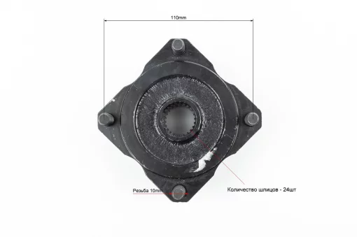 Ступица колеса заднего со шлицами для оси 25мм, разболтовка 4x110 ATV 200-250cc, ЗЧ-ATV, YQ-335493