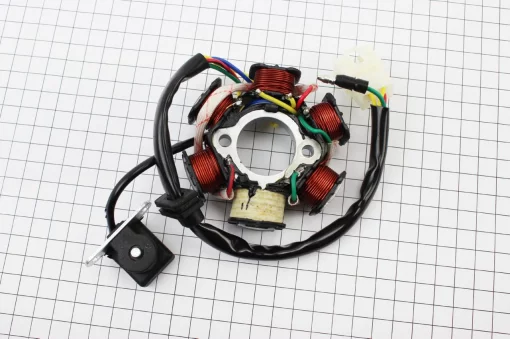 Статор магнето (генератора) (6 котушок роз'єм "мама 4+1") висота 31мм, 50-100сс 4Т, YQ-349198