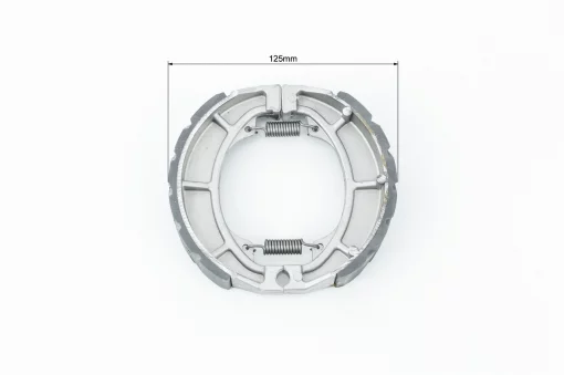 Гальмівні колодки задні к-кт, 125мм (барабан, накладки з вибіркою) 12", 13", 125-150сс 4Т, YQ-322130