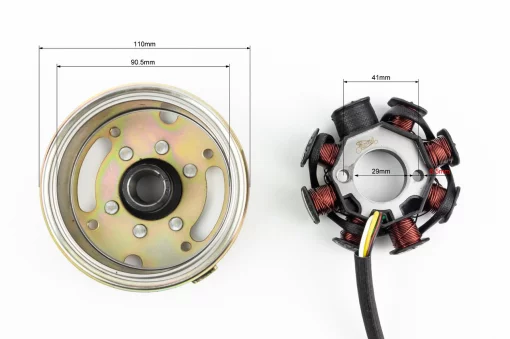 Магнето в зборі (8 котушок), 125-150сс 4Т, YQ-322110