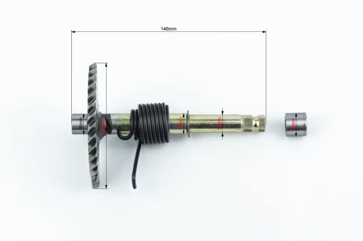 Полумесяц 146мм в сборе, 125-150сс 4Т, YQ-310981