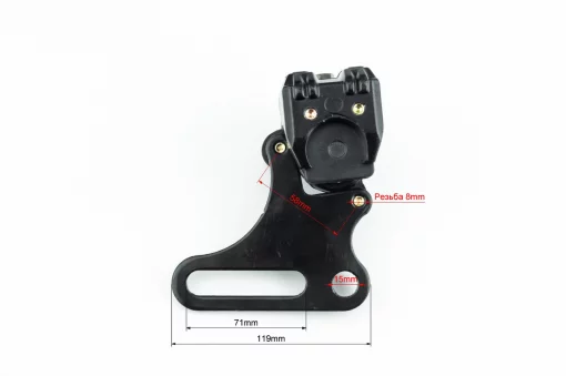 Тормозной суппорт задней системы (однопоршневой) с колодками "квадрат" ТТR125/ XR125, ПІТБАЙК, YQ-327202