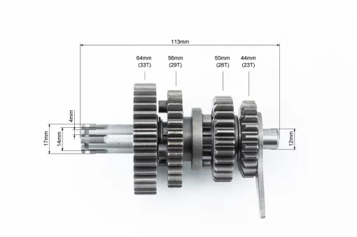 Коробка передач (два вала с шестернями), для двигателей LF140, ПІТБАЙК, YQ-327058