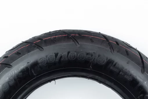 Шина 90/100-10 бескамерная, шоссейный рисунок SV407, ШИНИ, YQ-303551