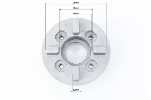Панель демпферная голая, высота посадки звезды-28мм, DELTA, YQ-357633