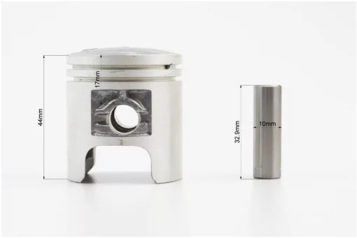 Поршень к-кт 50cc 41мм STD (палец 10мм, H-44мм, h-17мм), 2Т-ЛАНЦЮГ, YQ-311036