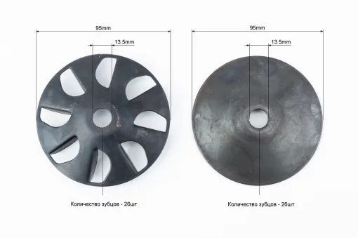 Крильчатка переднього варіатора к-кт 2шт SUZUKI LET'S, YQ-308847