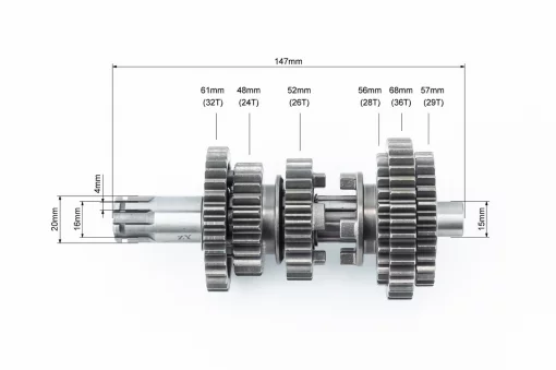 Коробка передач (два вали з шестернями) СВ-125/150cc, Viper-125-150J, YQ-321266