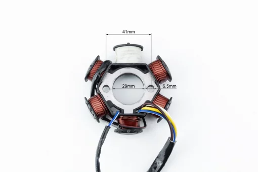 Статор магнето (генератора) Honda LEAD-90 (6 катушек разъем "мама 3+1"), YQ-308408