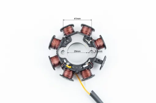 Статор магнето (генератора) Suzuki LET'S (6 катушек разъем "папа 5+1"), YQ-352487
