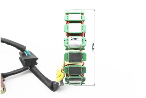 Статор магнето (генератора) Yamaha MAJESTY 250 (18 катушек разъем "мама/мама 3+2") тип 2, YQ-347195