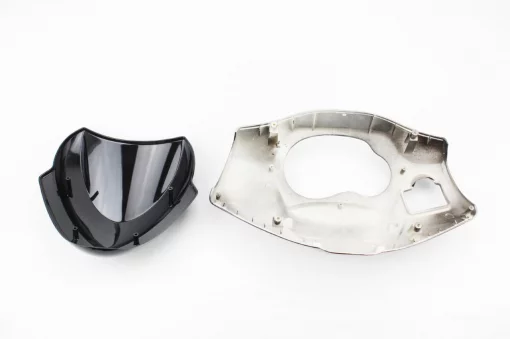 Пластик-руля верхний Race1,3 под спидометр "зауженный", чёрный+ветровик, RACE, YQ-314193