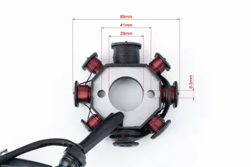 Статор магнето (генератора) (8 котушок "5 дротів"), Viper-125-150J, YQ-321358