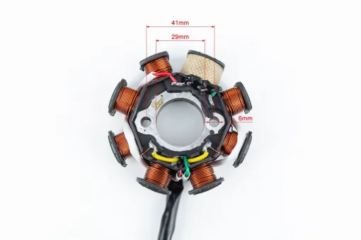 Статор магнето (генератора) (8 котушок "5 дротів"), Viper-125-150J, YQ-321596