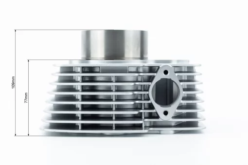 Цилиндр к-кт (цпг) CB250cc- 69мм (высота цилиндра 77/109мм) (палец 17мм) (ZS169FMM), CB125-300, YQ-356108