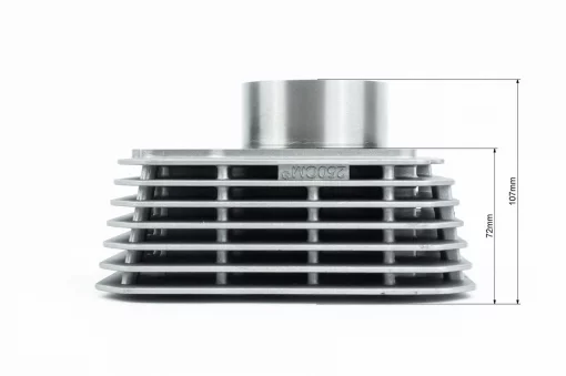 Цилиндр к-кт (цпг) CB250cc- 74мм (высота цилиндра 72/107мм) (палец 16мм) "поршень с тефлоновым покрытием" (BigBor), CB125-300,