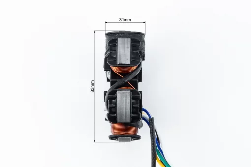 Статор магнето (генератора) (6 катушек разъем "мама 5") тип 2, DELTA, YQ-357604