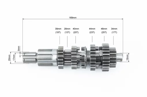 Коробка передач (два вала с шестернями) СG-150cc, CG125-250, YQ-326151