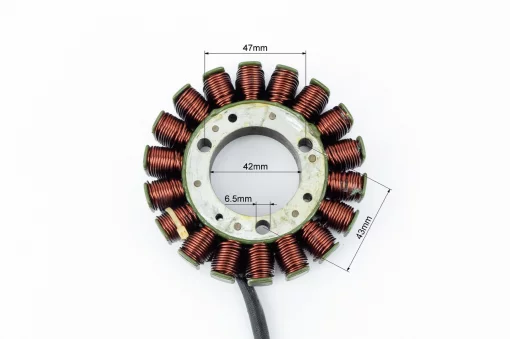 Статор магнето (генератора) (18 катушек разъем "папа 3+2"), 250cc (d-103мм), CG125-250, YQ-326605