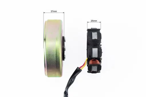 Магнето в сборе (8 катушек) 4 провода-"2+2", 50-100сс 4Т, YQ-309096